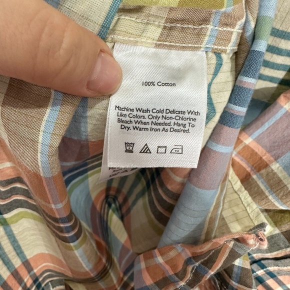 Eddie Bauer Shirt Men XL Plaid‎ Cotton Classic Fit Gorpcore Normcore Casual - Picture 5 of 6